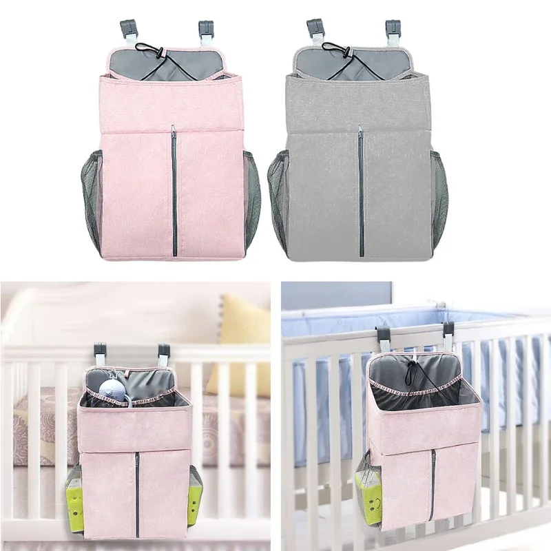 

Baby crib hanging bag bed storage bag multifunctional diaper bag baby diaper bag hanging basket bedside storage rack bag