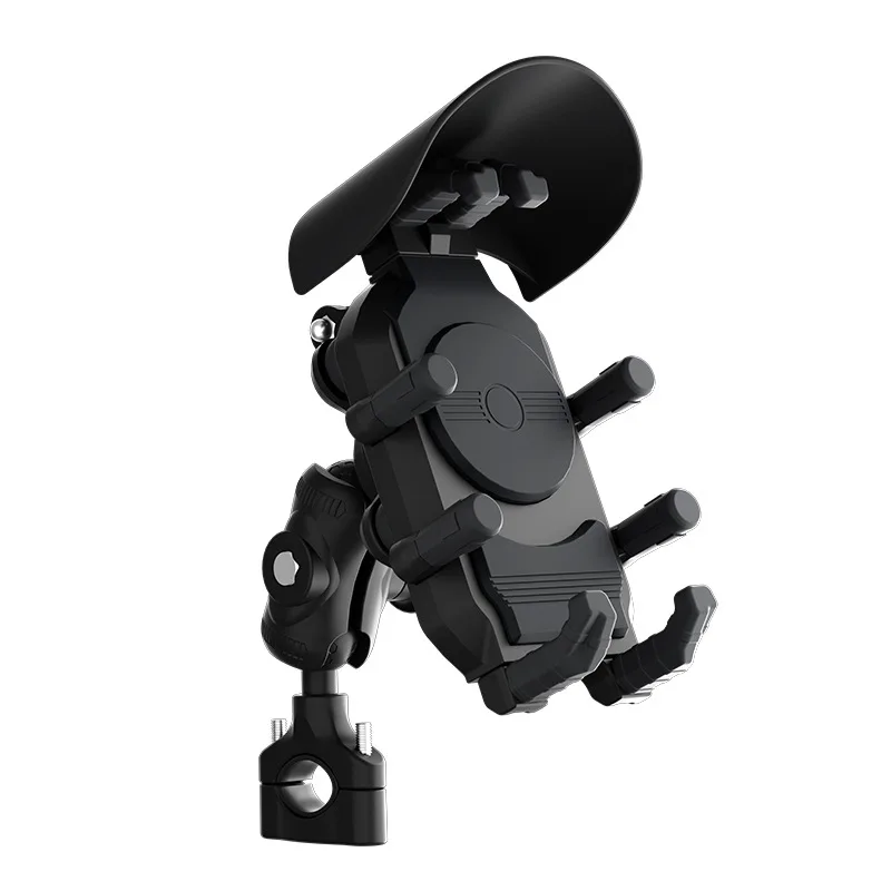 

Мотоциклетный держатель для мобильного телефона, антивибрационный держатель для мобильного телефона для мотоцикла с солнцезащитным козырьком