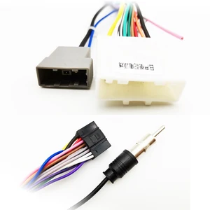 Autowimmernadapter für Auto, Android, 16 Stifte, Antennenstecker und Kabelkabel für Nissan Qashqai J10 Vers Sentra X-Trail 10 Hauptverkäufe Nissan Versa - №4