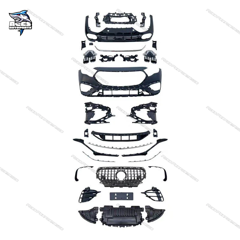 

Комплект кузова автомобиля для Benz E-class 2024-2025 W214 Upgrade E53 AMG Bodykit Диффузор Выхлопная труба Передний задний бампер Комплект кузова