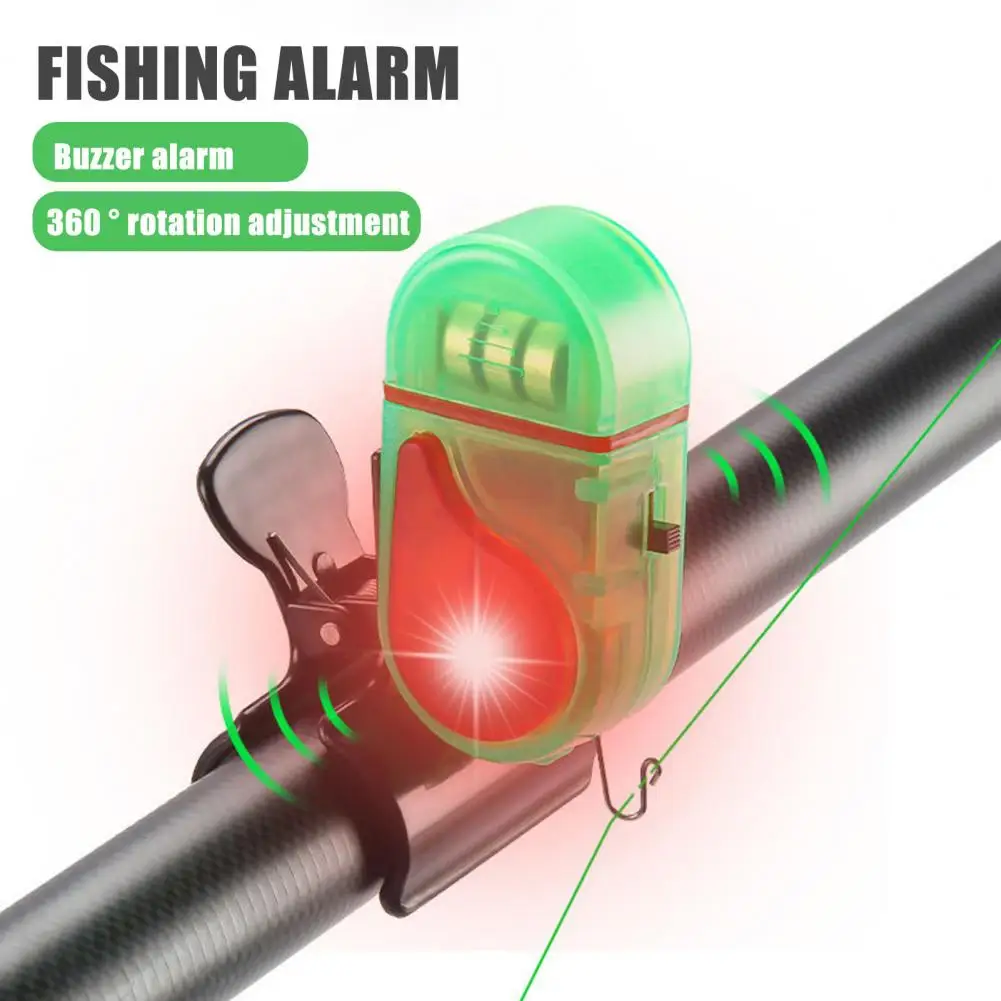 

Fishing Supplies Fishing Alarms High Decibel Fishing Bite Alarms Easy Installation Electronic Sound with Led Lights Enhance