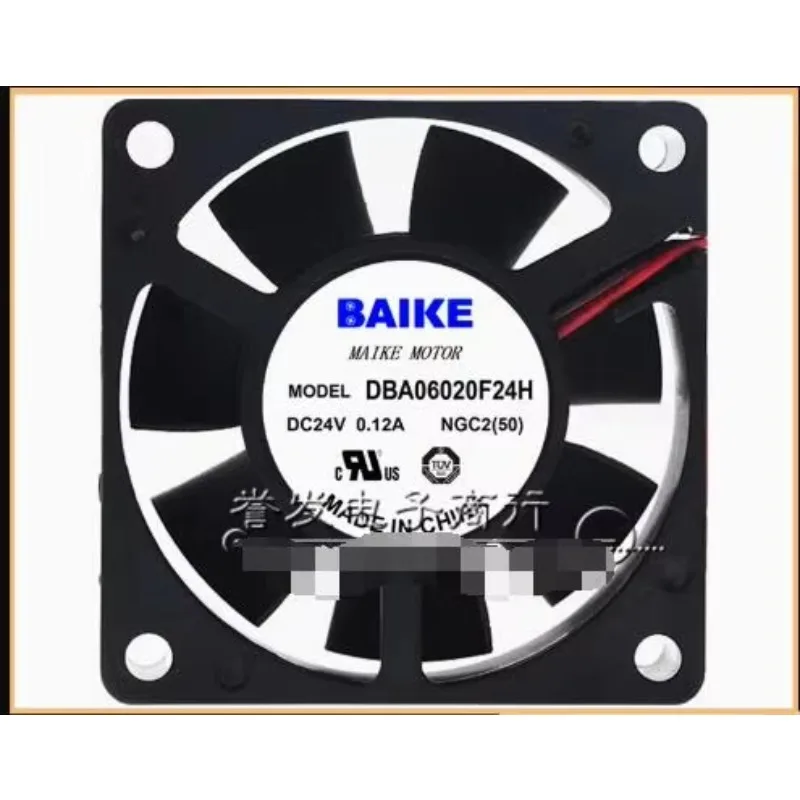 BAIKEFAN DBA06020F24H DC 24V 0.19A 60x60x20mm 2-Wire Server Cooling Fan