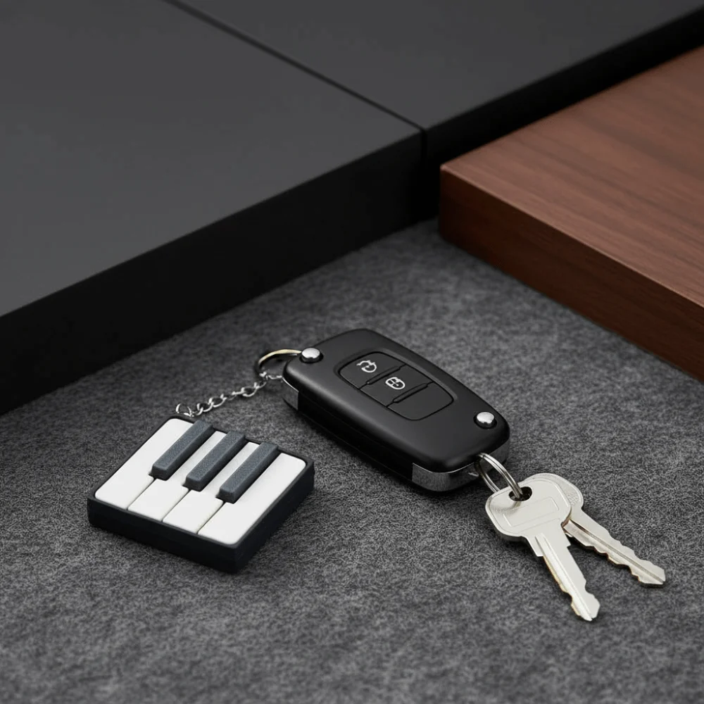 PLA Material Fidget Clicker Sound Mechanical Feel 3D Printed Tactile Response Pocket-Sized Piano Fidget Study Break