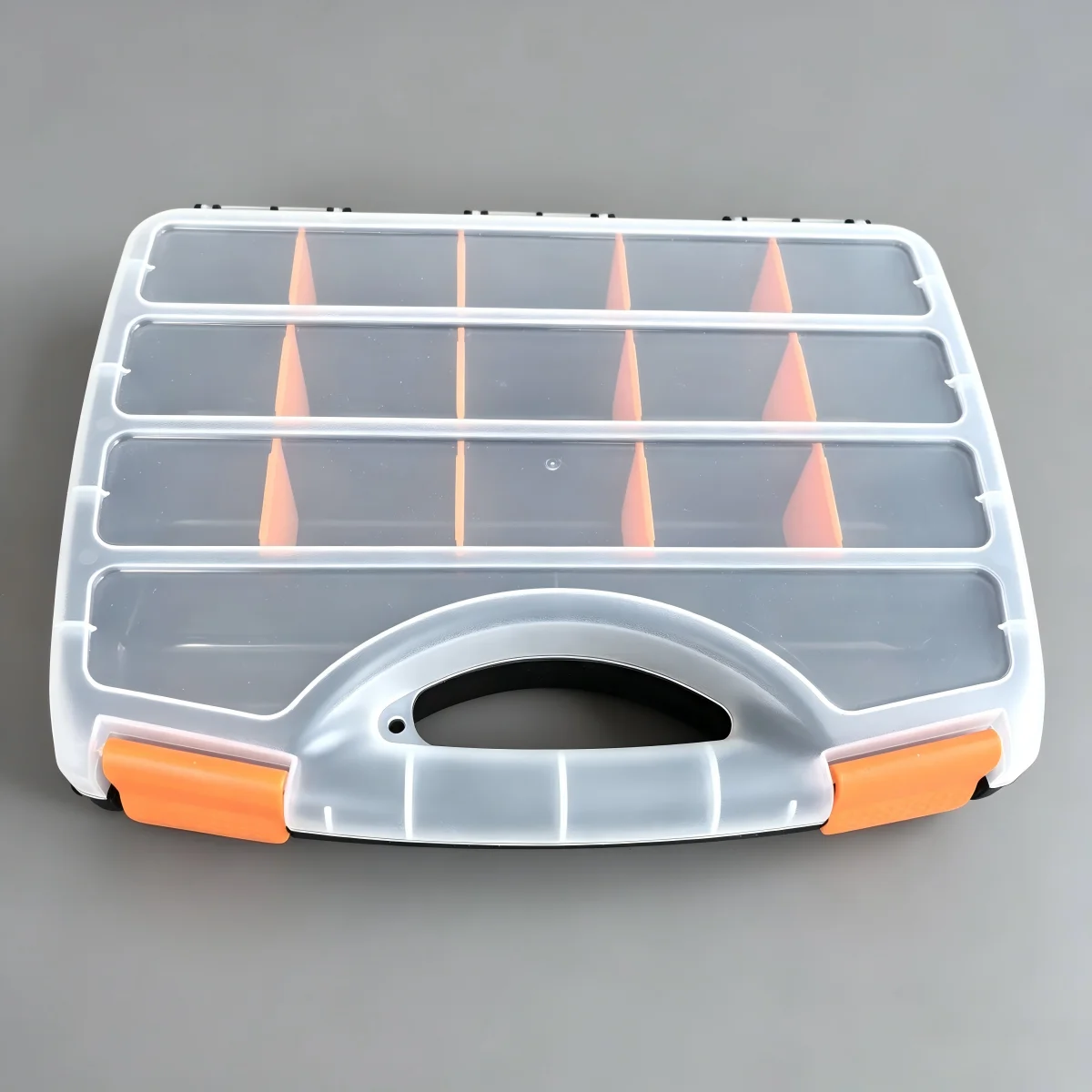 3-24 Grids Screw Box Container Organizer Plastic Transparent Compartment Adjustable Storage Box For Jewelry Button Hardware Tool