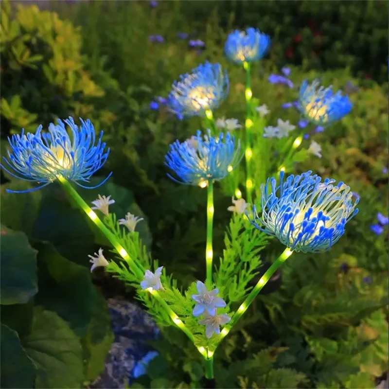 

Lawn Light Ground Plug Shore Flower Solar Energy LED Color Light Outdoor Courtyard Decorative Light String Solar Energy