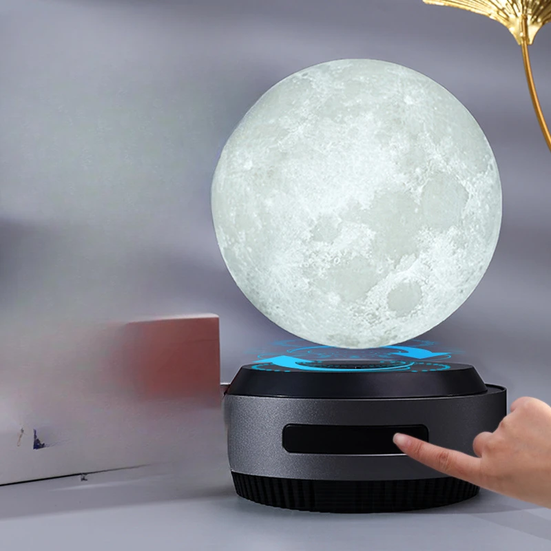 Wersja lewitacji magnetycznej Automatyczne podnoszenie Światło księżyca Czarna technologia Trend Towary Ozdoby domowe Wysokiej klasy prezenty