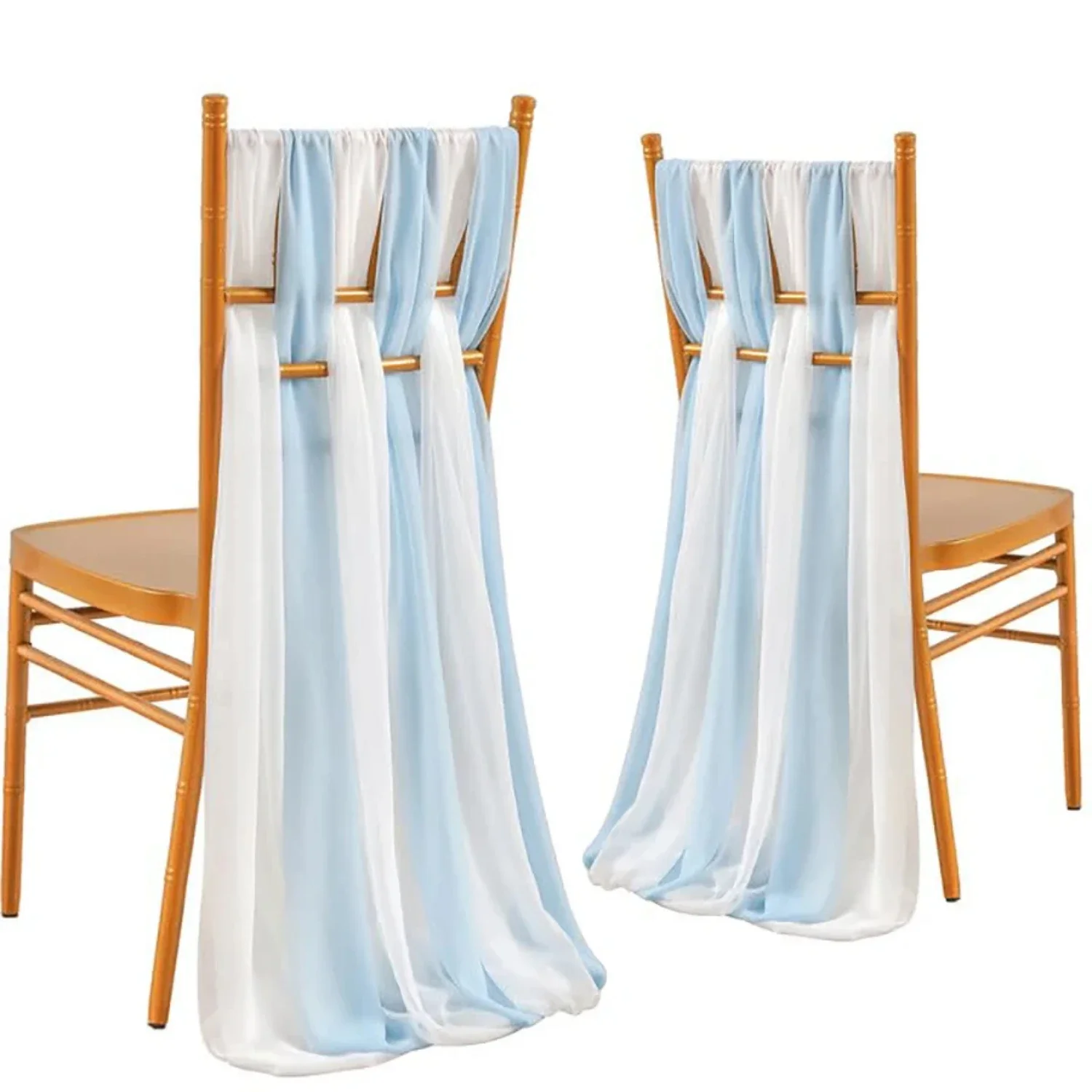 

Luxurious, glamorous chiffon chair sashes for an elegant touch of sophistication. Crafted from high-quality material for a soft,