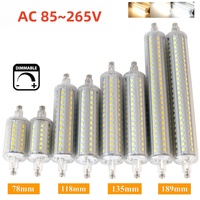 Dimmable Bulb R7S LED Corn 2835 SMD 78mm 118mm 135mm 189mm Light 7W 14W 20W 25W Replace Halogen Lamp 85-265V Floodlight