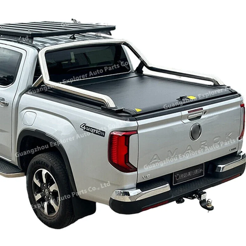 

4x4 Pickup Steel Tonneau Covers For Vw Amarok Manual Retractable Roller Shutter Accessories For Amarok Tonneau Cover