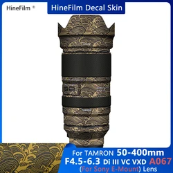 Hinefilm Skin for Tamron 50-400 sony Lens Skin for Tamron 50-400mm F/4.5-6.3 Di III VXD Lens Sticker 50400 Wrap Cover 50 400