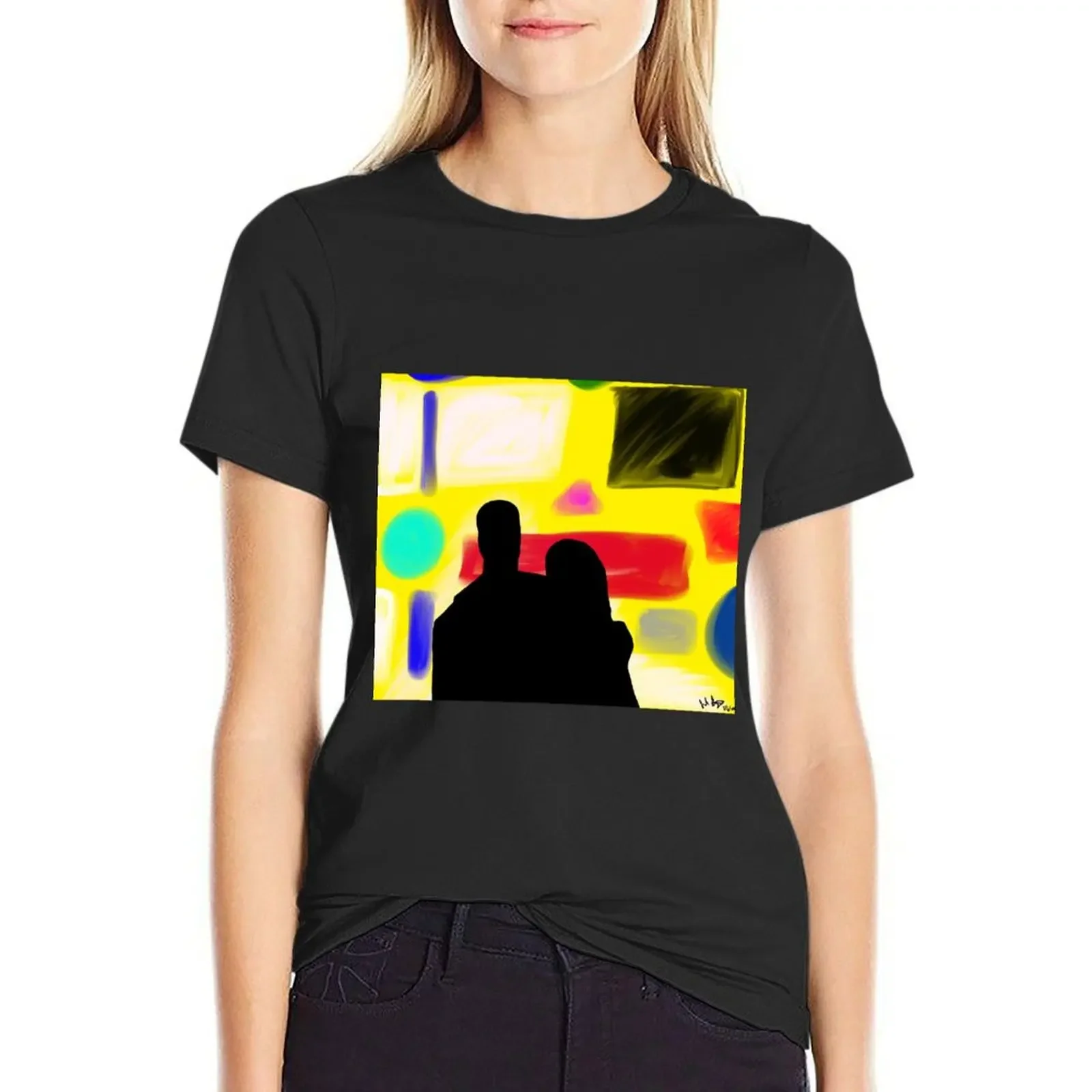 

A Night At The Show. T-Shirt lady clothes animal prinfor anime clothes graphics white t-shirts for Women