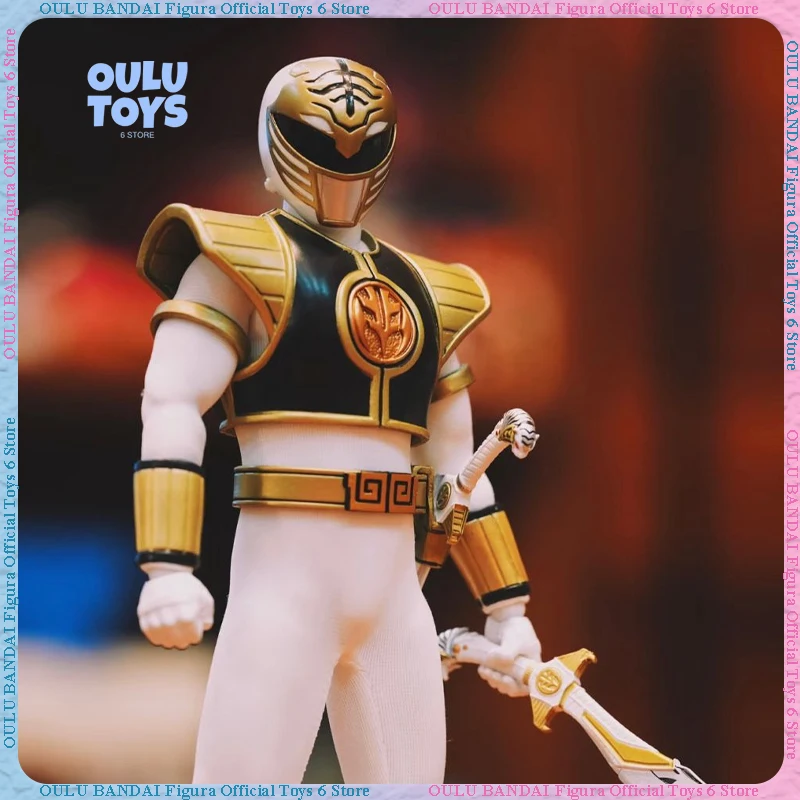 

In Stock Mighty Morphin Power Rangers White Tiger Zord Carded Wave 4 Action Figure Collectible Toy Gift For Boys Teens Fans