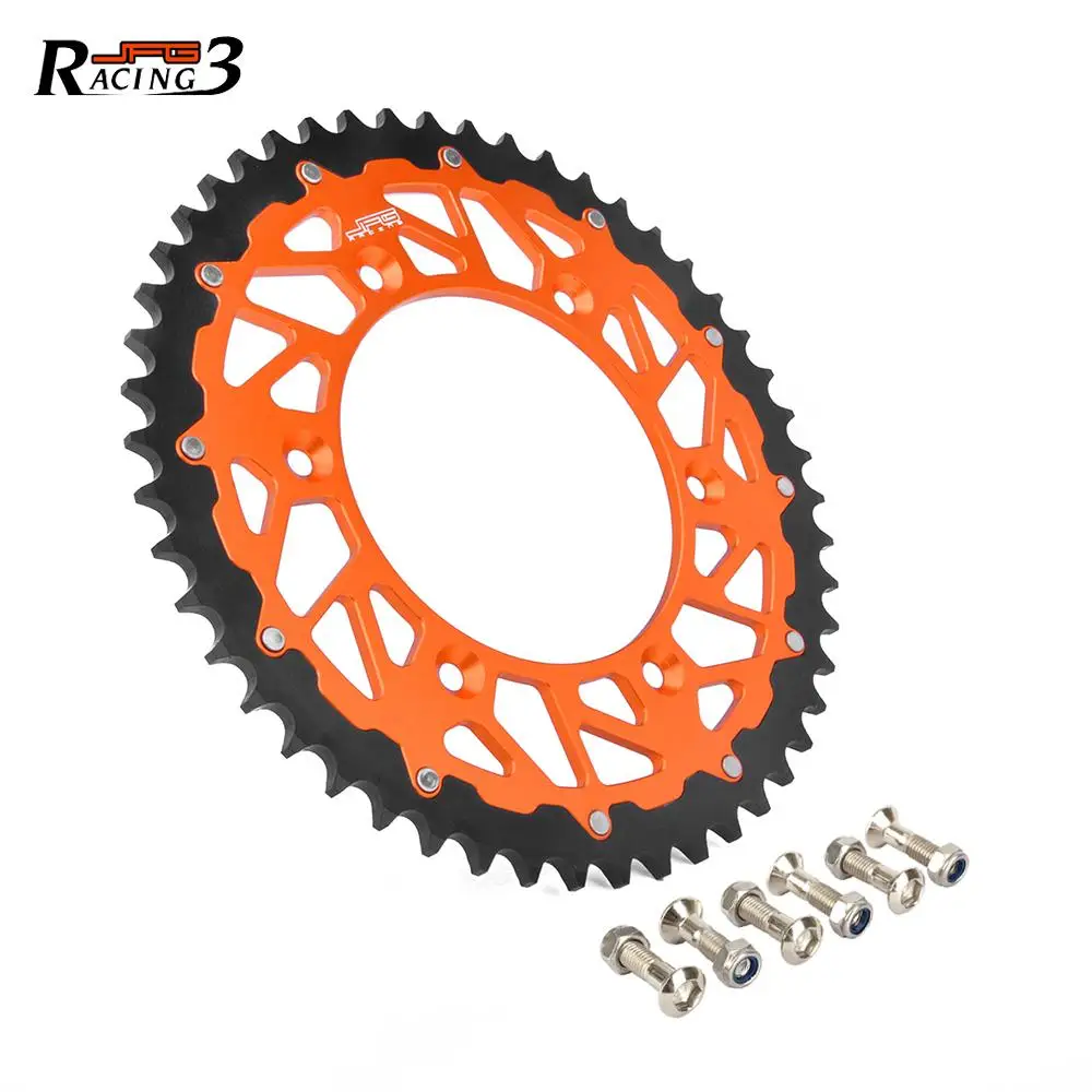 Motorcycle 44 46 47 48 49 50 52 Rear Chain Sprocket For KTM EXC EXE SX MX SXF XCW SMR LC4 125 150 200 250 300 350 380 400