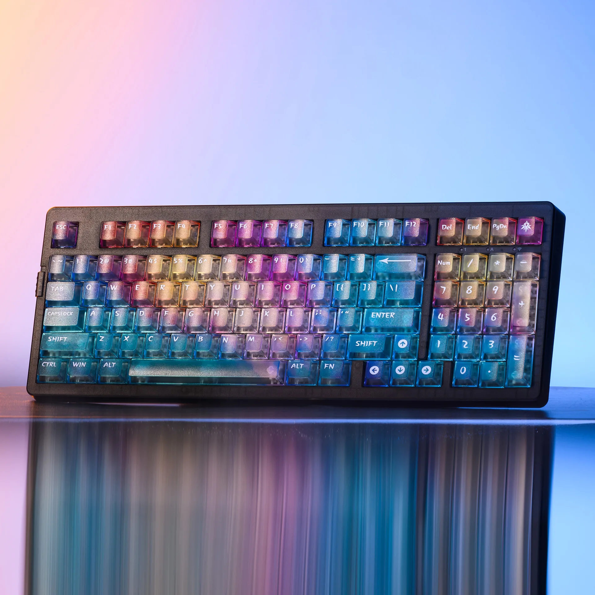 Keycaps Gradien Warna-warni Ga - 3D Printing Keyboard Keys ulasan dan harga