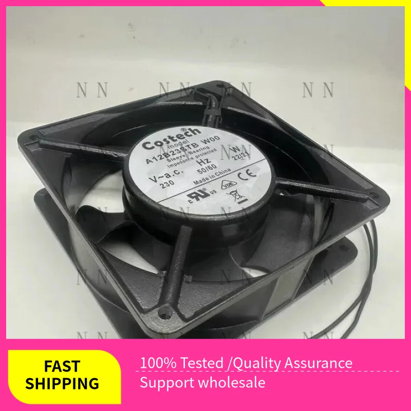 

QGG NEW FOR Costech A12B23STB W00 230V 22/21W 12cm Cabinet Inverter Fan