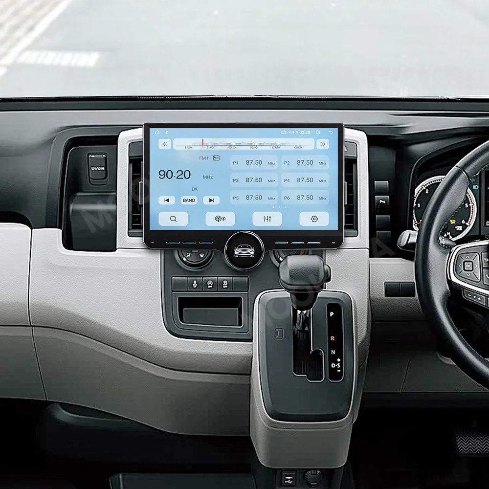 11.5 inch Single knob Android Auto Radio For Toyota Hiace 2019 GPS Multimedia  Navigation Car Stereo Receiver player Head Unit