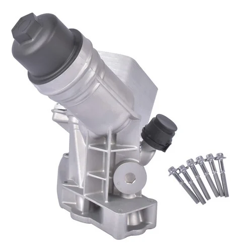 ZOOMKEY Aluminium Engine Oil Cooler Housing Assembly Fit For BMW 340i 440i 540i 11428583895 view 4