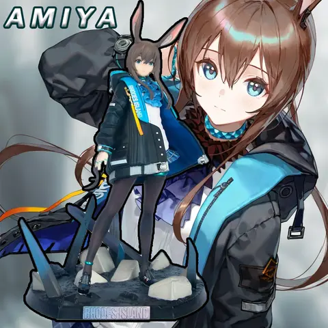 Arknights AMiya-periféricos de juego de Anime, ropa de moda, Kit de modelo de figura de acción, juguetes de moda, adorno de estatua de escritorio, regalo, 1/7