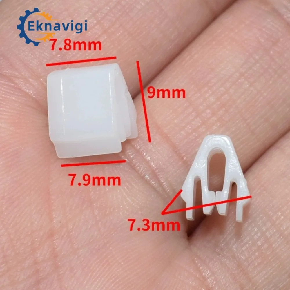50PCS OE#1496105-00-B Edge Clip 6MMx15 Sill Cover Pillar Garnish Molding Trim Clip for Tesla Model Y 1496105-00-B