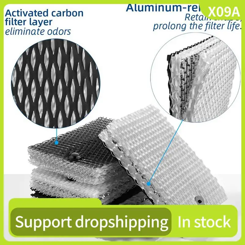 

X09A HWF100 Humidifier Wick Filter E Replacements For Holmes HWF100-UC3 Bionaire BWF100 Humidifiers - 12 Pack