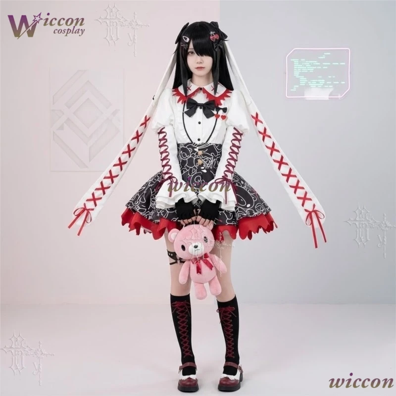 ​​WonkaCos ​​Game Needy Overdose Ame Bearbrick Collaboration Same Style Cosplay Outfit  Party Anime Full Female Costume party​ - view 6