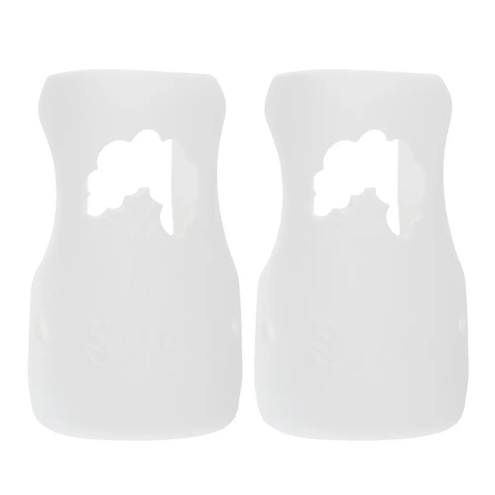 

2Pcs Anti-Fall Silicone Baby Bottle Covers Protective Sleeves Shockproof Milk Bottle Protector for Daily Use Baby Accessories