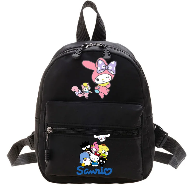 Sanrioes-Cinnamoroll Mochila Simples Melodia para Mulheres, Mochilas Convenientes de Viagem, Bolsas Bonitas, Ins Style, Novo, 2022, 2024