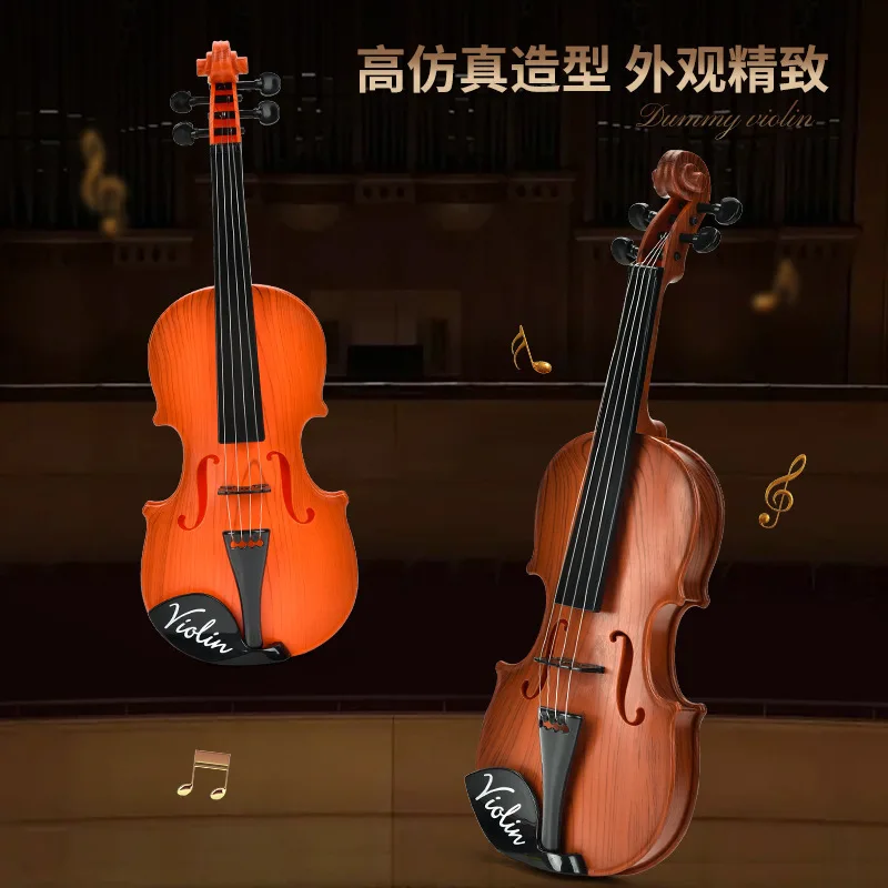 2026 Playable Kids Simulation Violin Toy   Beginner Musical Enlightenment Instrument, Performance Gift for Boys & Girls