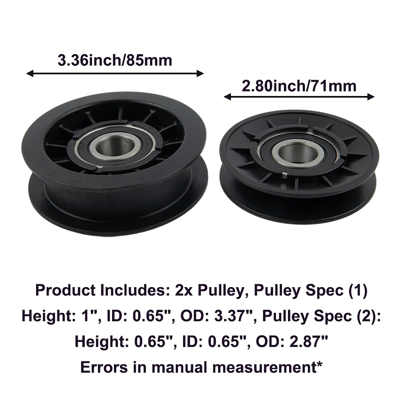 2pcs Lawn Mower Idler Pulleys For J-OHN Lawn Mowers LA100 LA105 LA110 LA115 Grass Trimmer Clutch Lawn Mower Spare Parts