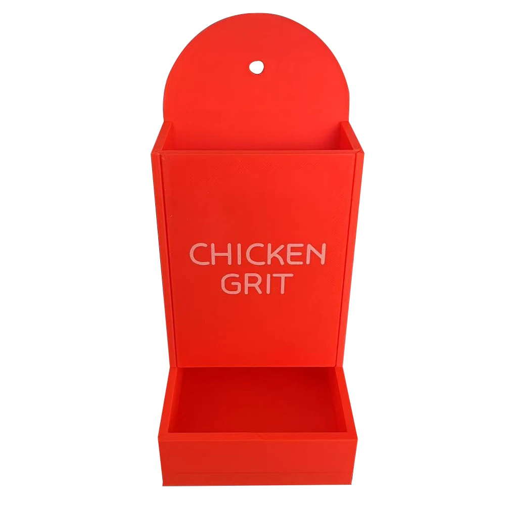 Chicken Oyster Shell Feeder and Grit Feeder Hanging Poultry Feeder (Set C)
