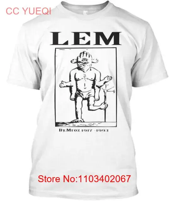 Футболка Pro Memoria Stanislaw Lem хорошего качества, размер S 5XL