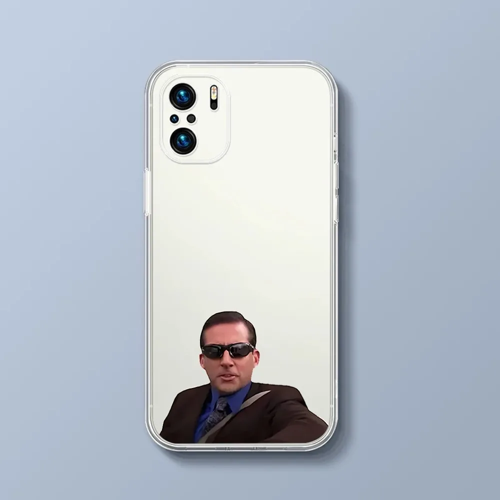 MMichaeserl-s-Scottser The Office Funny Humor Phone Case For Xiaomi 11 Redmi Note 11 5G 8T 9A 9 10T Note8Pro Note9 12SUltra Tran