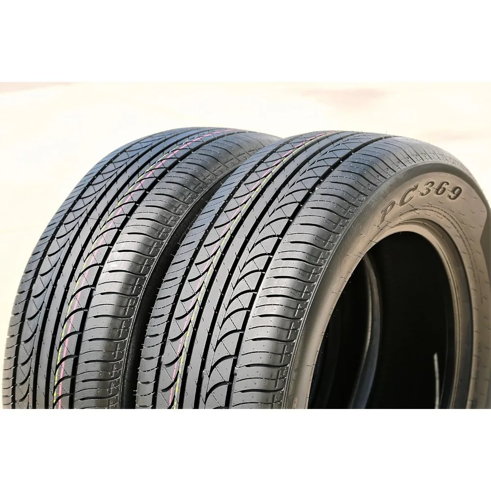 Sada z 4 (FOUR) PC369 all-season cestující auto představení radiální tires-215/60r17 96H nakládat dosah SL 4-ply BSW černá strana zeď