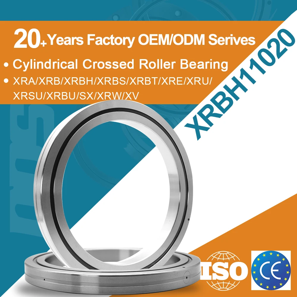 hit productXRBH11020P5 Cross Cylindrical Roller Bearing High Rigidity Industrial Robot Slewing Bearing CRBH11020 110*160*20mm Mo