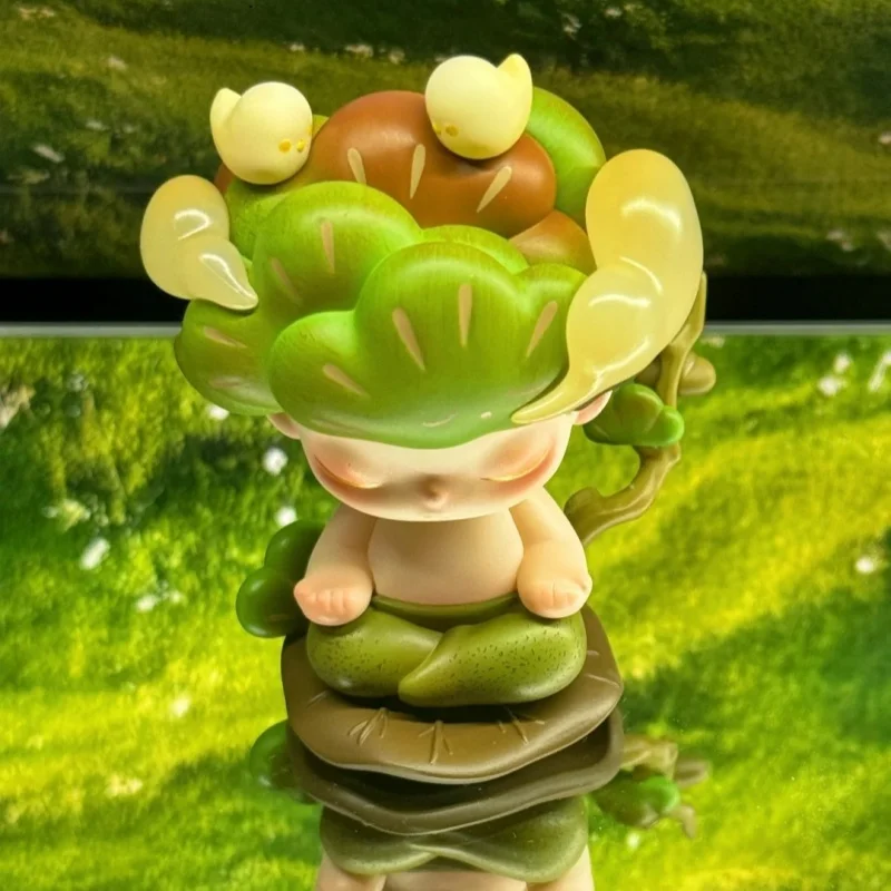 Oficial genuíno popmart dlaoo série estatuetas caixa cega bonito quarto brinquedos ornamentos caixas mistérios menina presentes do feriado pelo seu lado