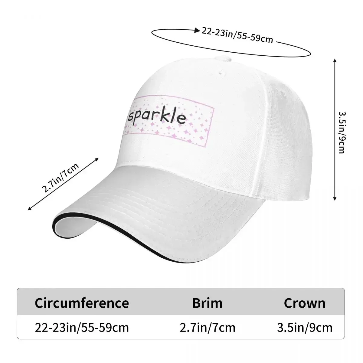 Sparkle On Bright Pink Stars Baseball Caps Snapback Fashion Baseball Hats Breathable Casual Outdoor For Men's And Women's