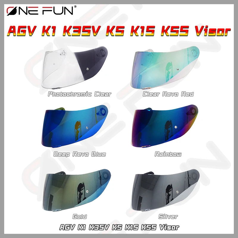 Helmet Visor For AGV K1 K3SV K5 K1S K5S GT4 Compact ST Photochromic Pinlock Lens Mask Shield Accessories Full Face Sunglass Vis