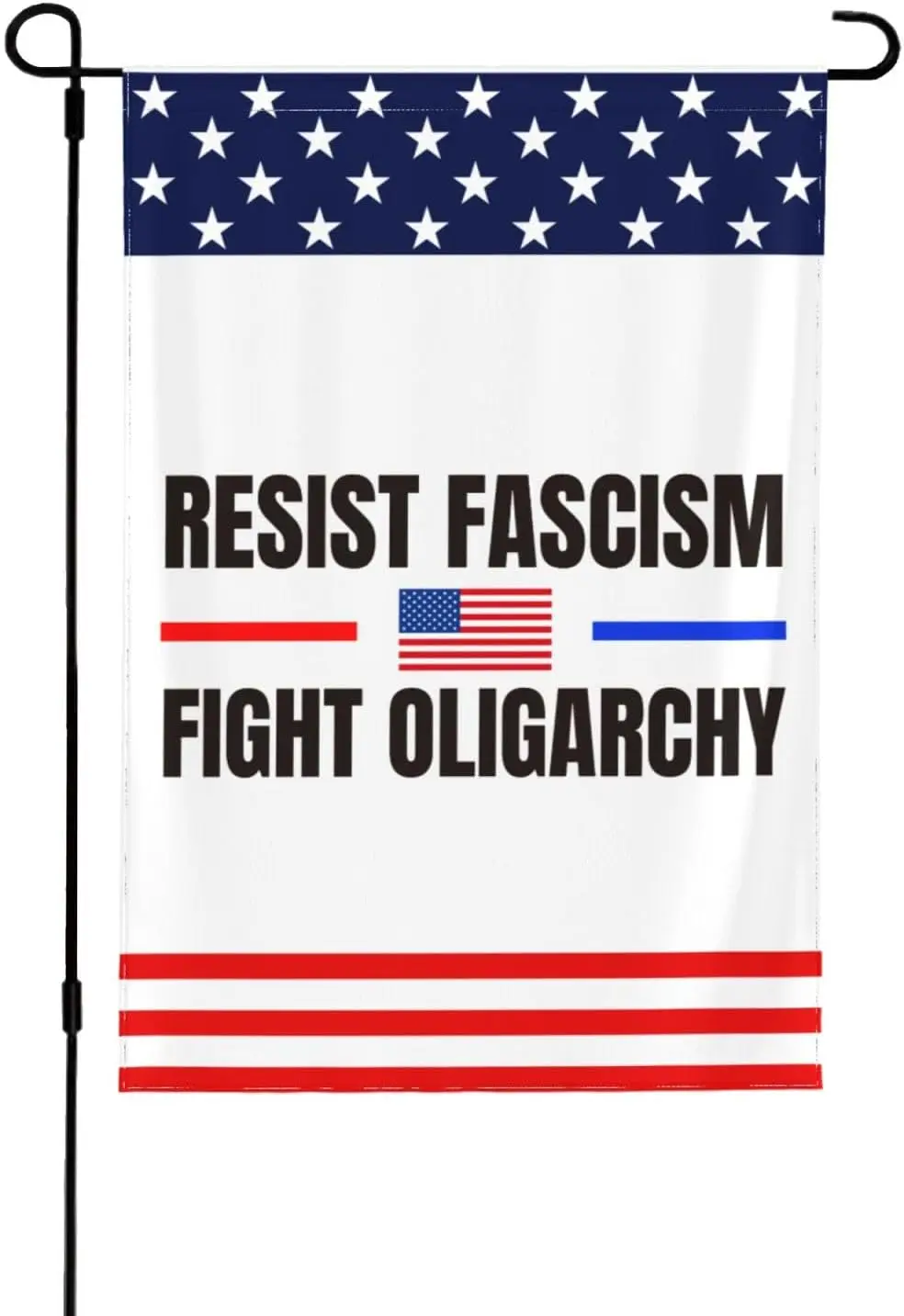 قتال أوليغارشي مقاومة اللفازية حديقة العلم 12x18 أعلام للعلم الخارجي لتزيين الفناء ، ديكور خارجي صغير AAO #1