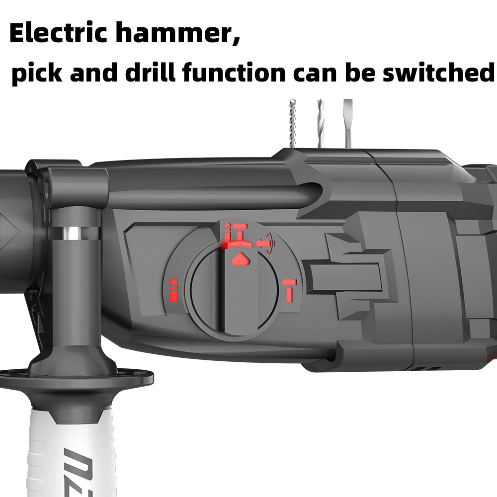 Imagem -03 - Nanwei-martelo Elétrico Leve Grau Industrial Broca de Impacto Martelo Elétrico Dupla Utilização Multi Função