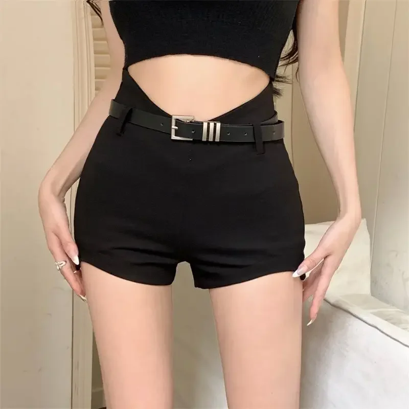 Booty Skinny Female Short Pants Jorts Coquette Sexy Tight Women's Shorts Harajuku Fashion for Summer Comfy Hot Kpop XL Aesthetic