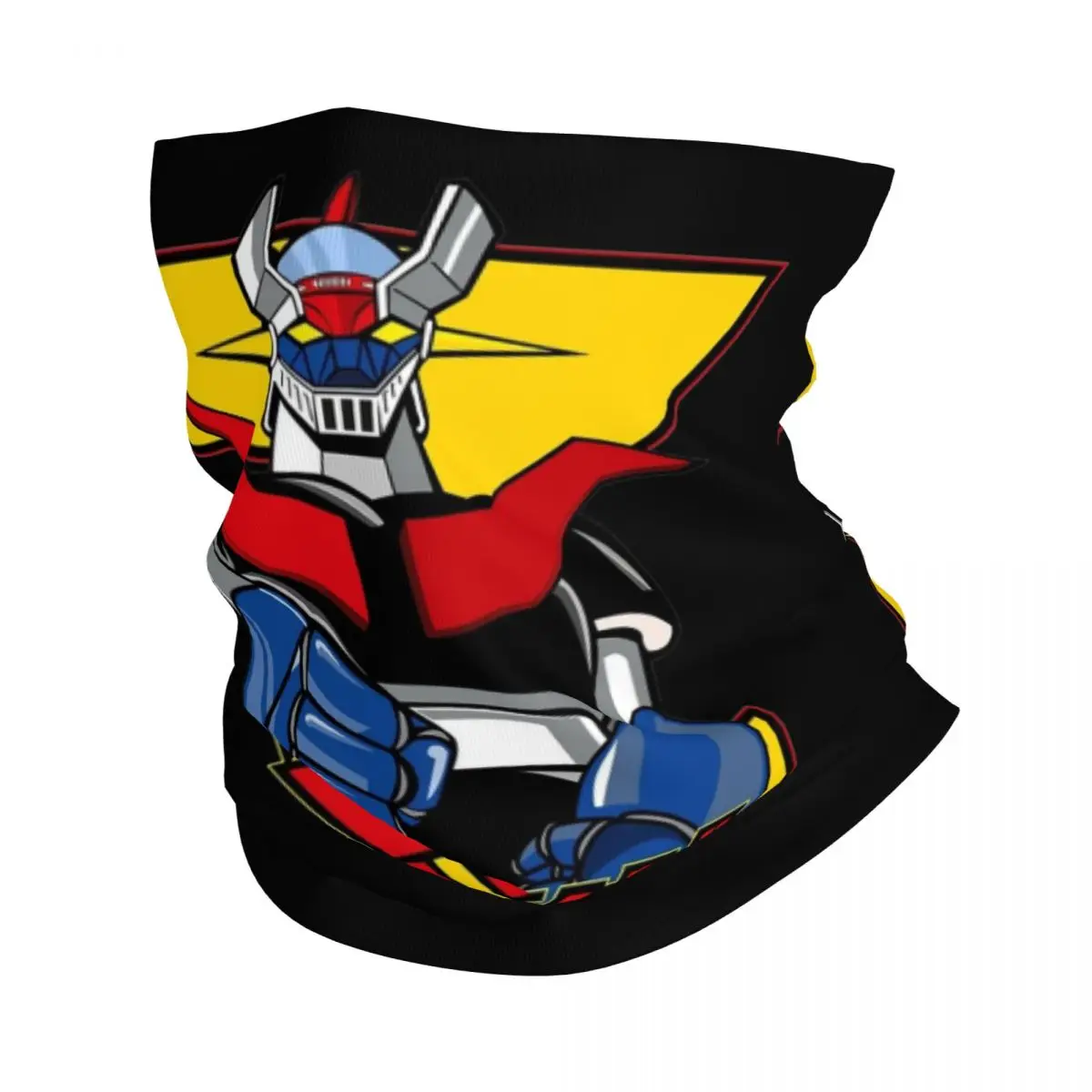 Mazinger Robot Bandana Neck Gaiter Printed Mazinger Z Magic Scarf Warm Face Mask Running for Men Women Adult Windproof