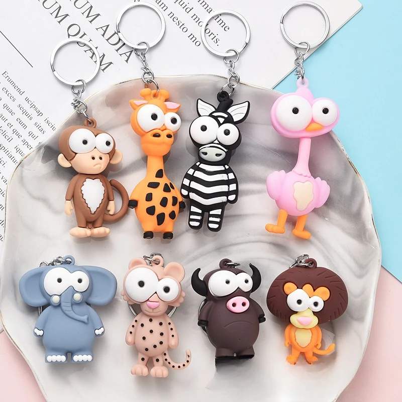 Big-eyed animal doll big-eyed monkey giraffe animal doll cute elephant