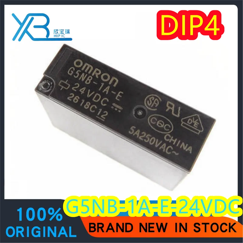 (4/30 pieces) G5NB-1A-E-24VDC DIP-4 24V one set of normally open black power relay new original fast delivery bulk discount