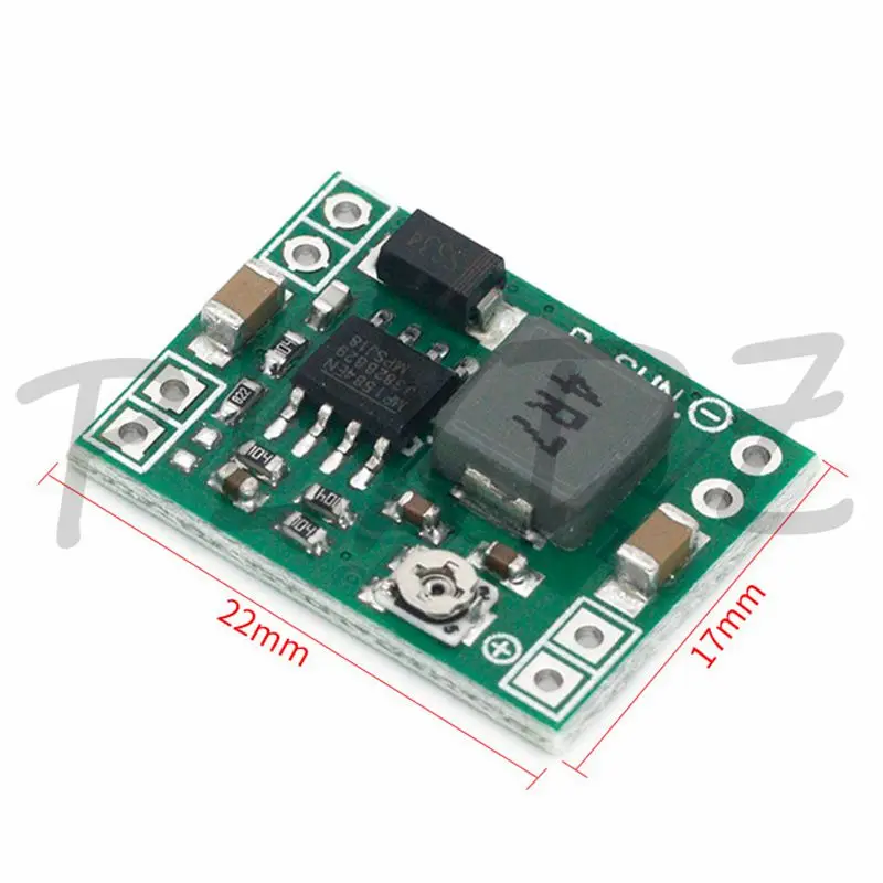 10PCS Mini MP1584EN DC-DC Buck Converter 3A Power Adjustable Power Supply Module 24V to 12V 9V 5V 3.3V Step-Down Power Module