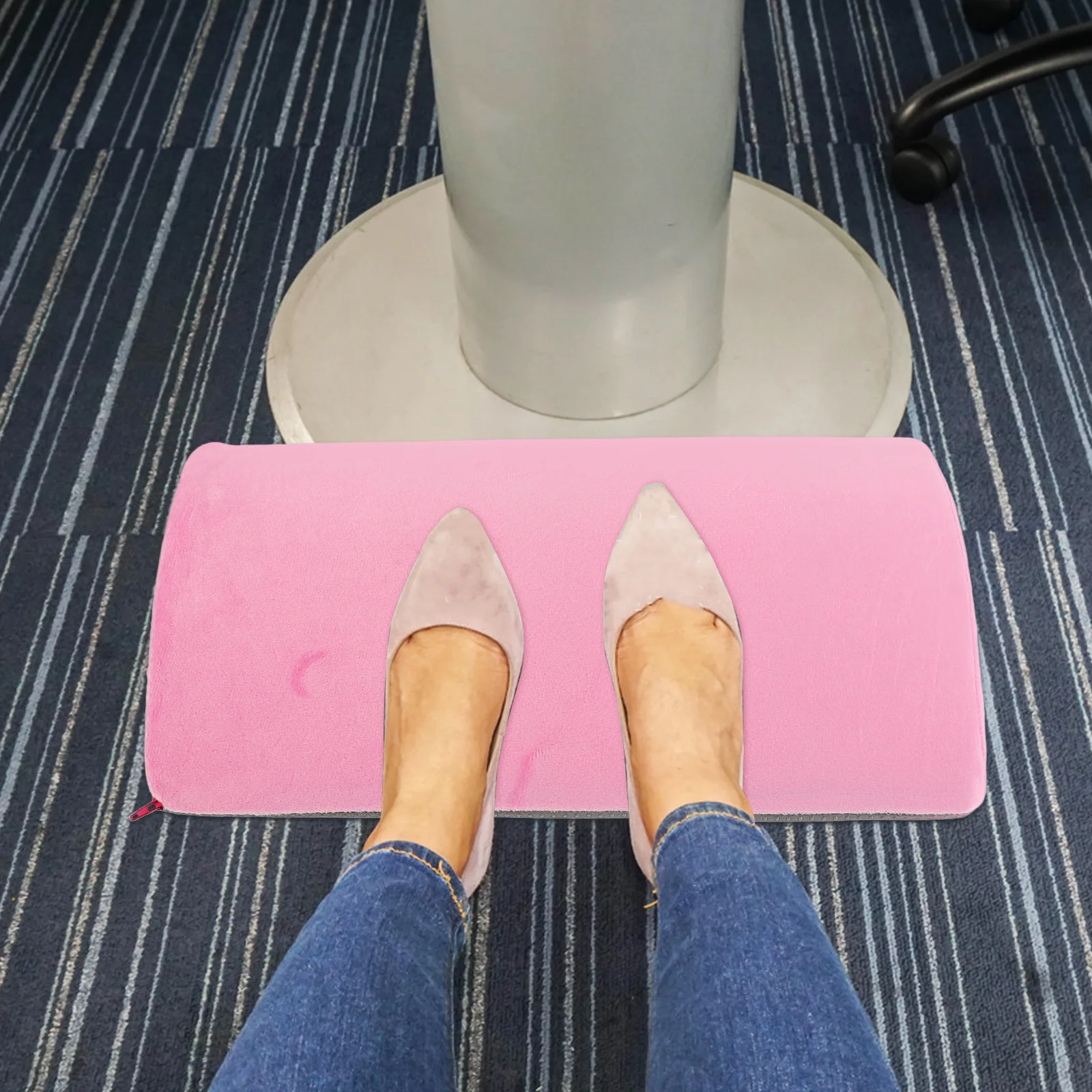 

Office Footrest Memory Foam Pad Comfortable Foot Pillow Under Desk Cushion Foot Support Relaxation Home Office Accessory