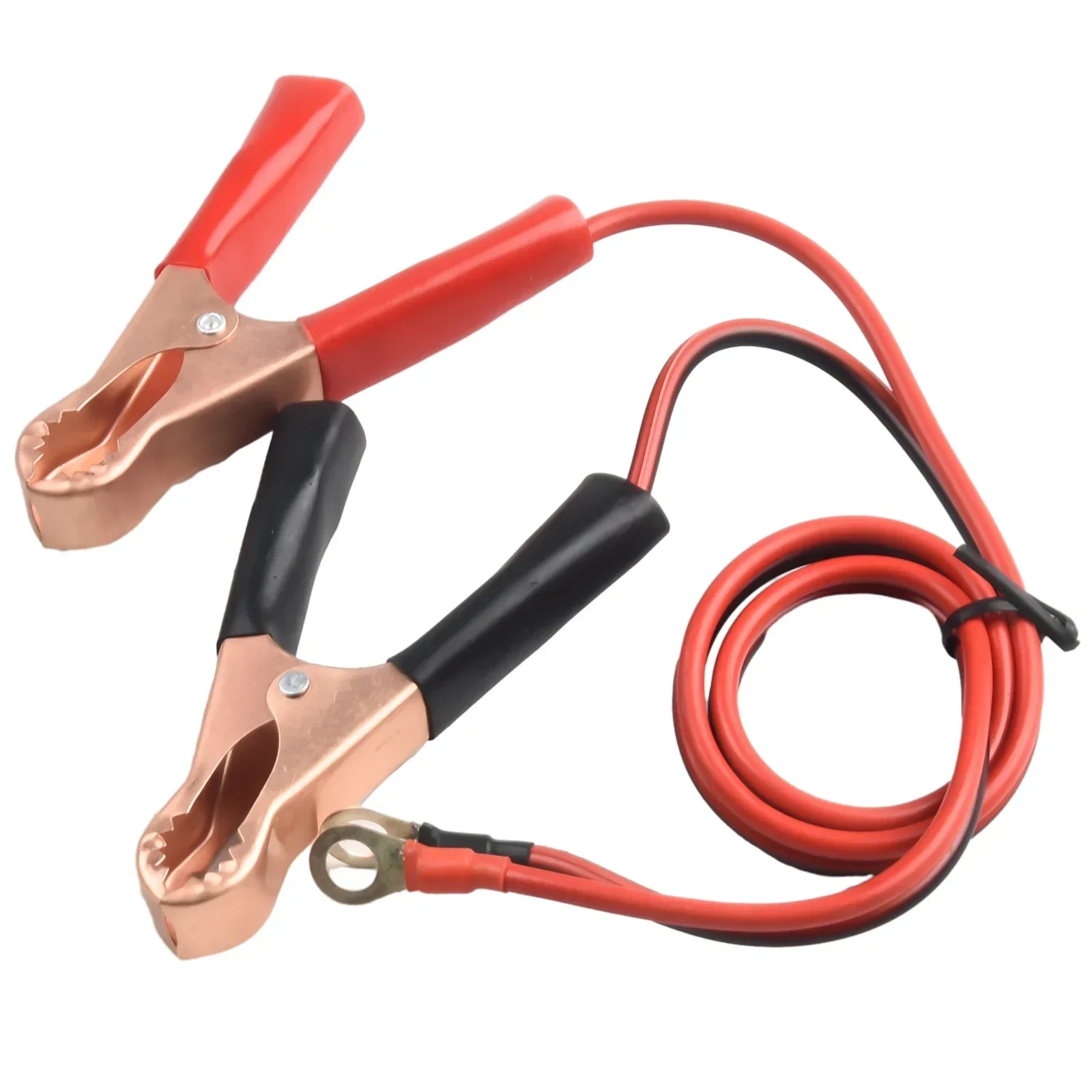 2pcs Car Battery clip wire 0. 25 inch 50AMP Battery Inverter Wire Power Transfer Cable Clip 50A battery clip pure