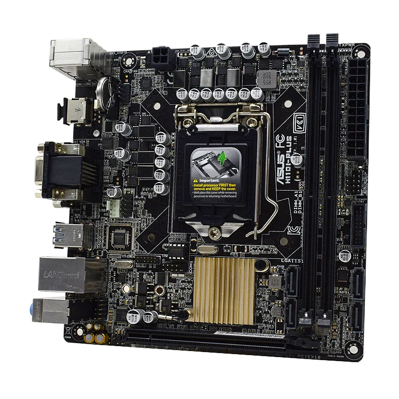 ASUS H110I-PLUS Motherboard LGA 1151 Support i7-6700K 6700 i5-6600K 6500 i3-6300 6100 CPU DDR4 Intel H110 PCI-E 3.0 Mini-ITX