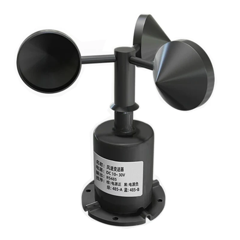 Wind Speed Meter Sensor 0-60m/s High-Precision Wind Aemometer Transmitter RS485 Pulse Detector 0-5V 0-10V 4-20MA Weather Station