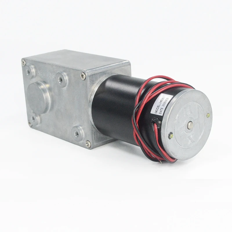 

Self-lock Powerful Reducer Gear motor High Torque Low Speed Worm Gear 24V 30W 12V 24V Brush dc motor