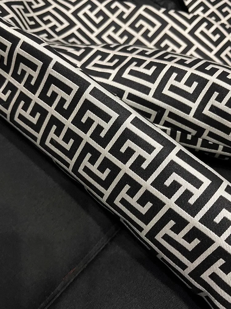 Ele Long Sve V-Ne Slim Fit Dr Jaet T-shirt en tissu brodé Design de boutons Sensation de luxe Faionable Ci Commute